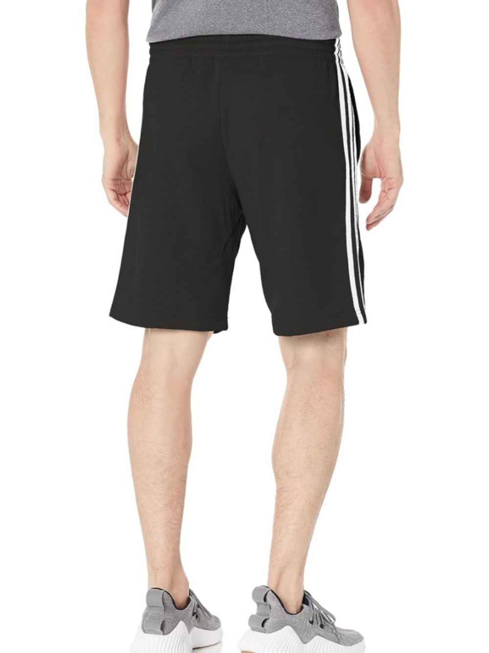 Adidas Essentials Fleece 3-Stripes Shorts Black Men’s XX-SMALL🖤NWT✨